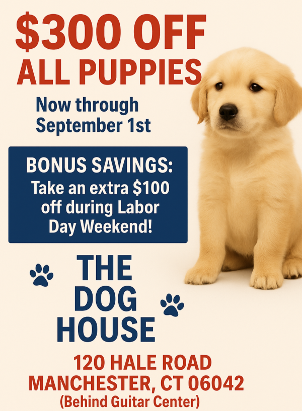 $300 Off All Pups!